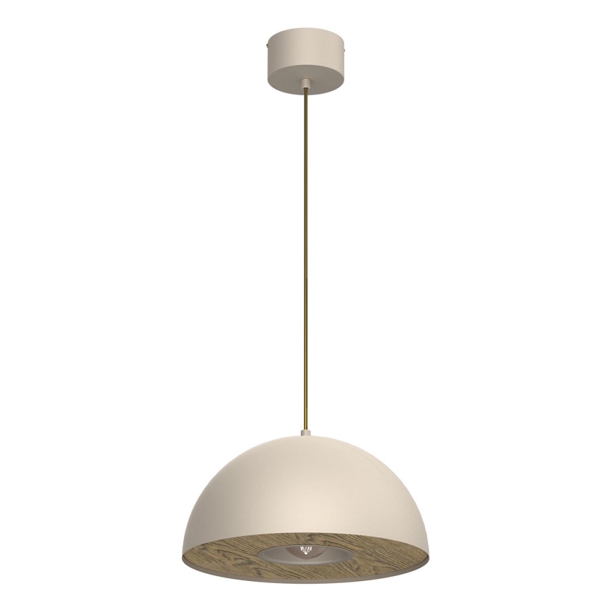 Lestenec na vrvici ELGUND 1xE27/15W/230V pr. 35 cm bež