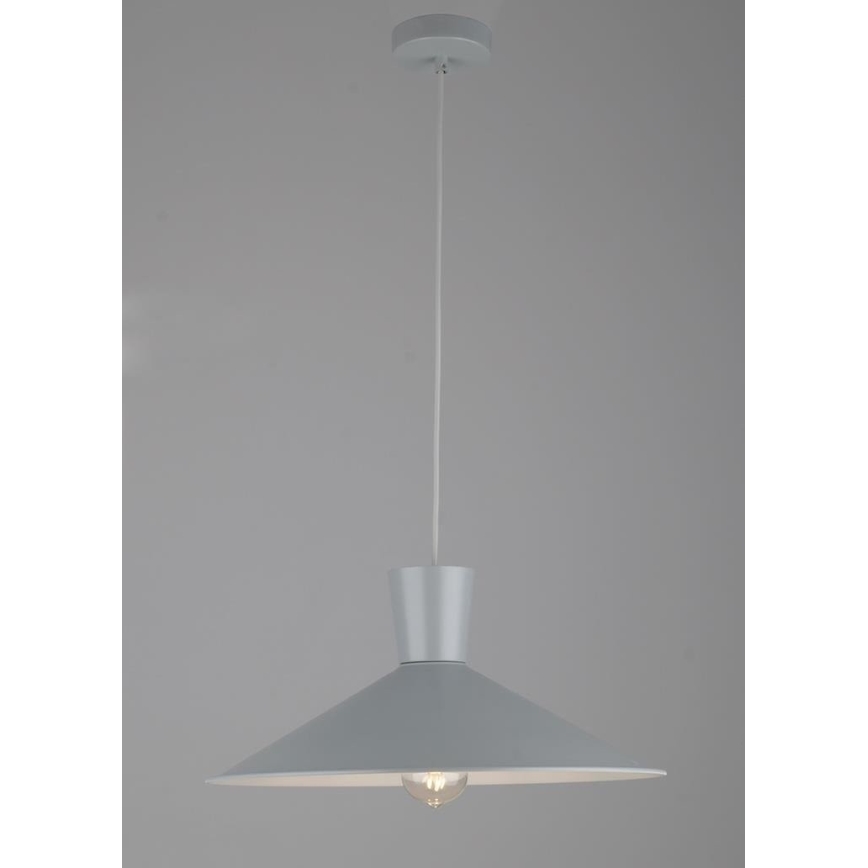 Lestenec na vrvici ELISTA 1xE27/60W/230V siv