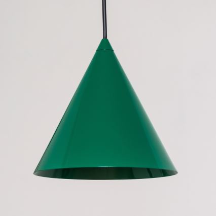 Lestenec na vrvici ETNA 1xE27/15W/230V pr. 18,5 cm zelen