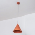 Lestenec na vrvici ETNA 1xE27/15W/230V, premer 18,5 cm, oranžen