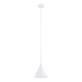 Lestenec na vrvici FABO 1xE27/15W/230V bela