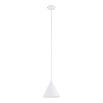 Lestenec na vrvici FABO 1xE27/15W/230V bela