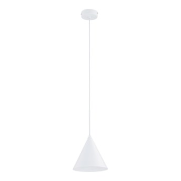 Lestenec na vrvici FABO 1xE27/15W/230V bela