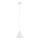 Lestenec na vrvici FABO 1xE27/15W/230V bela