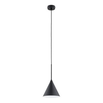 Lestenec na vrvici FABO 1xE27/15W/230V črna