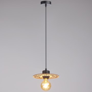Lestenec na vrvici FALCO 1xE27/60W/230V pr. 20 cm bež