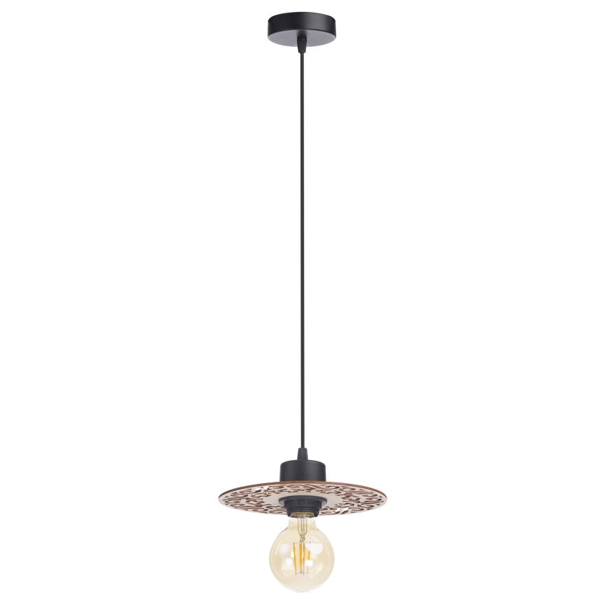 Lestenec na vrvici FALCO 1xE27/60W/230V pr. 20 cm bež