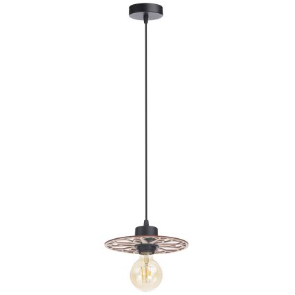 Lestenec na vrvici FALCO 1xE27/60W/230V pr. 20 cm bež