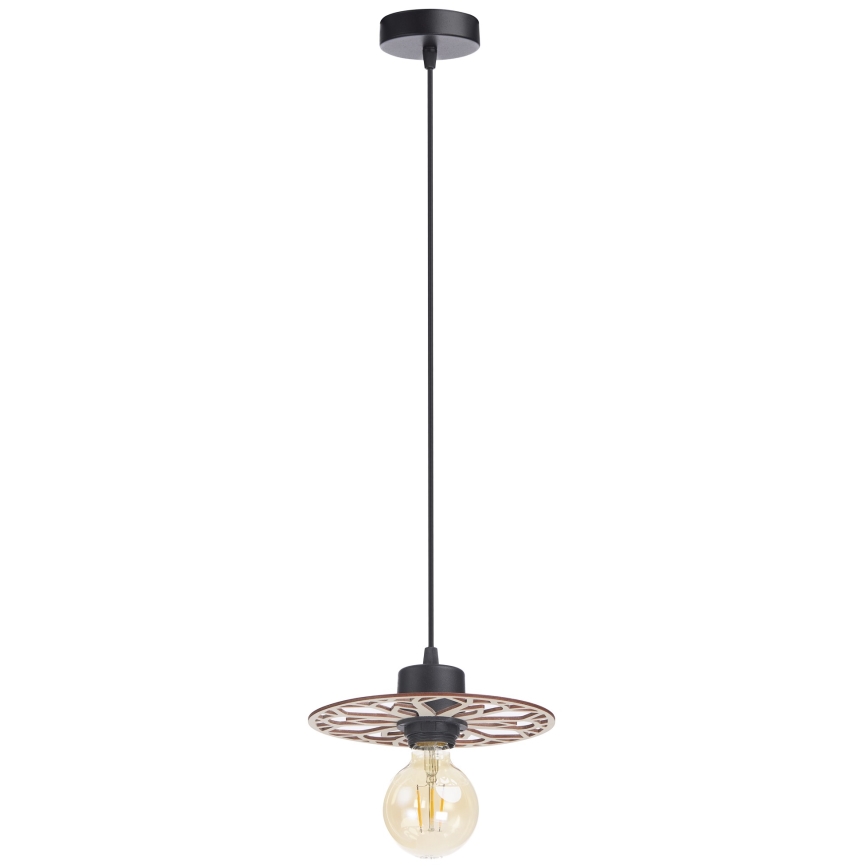 Lestenec na vrvici FALCO 1xE27/60W/230V pr. 20 cm bež