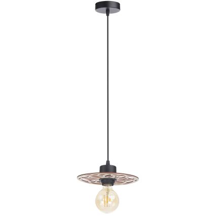 Lestenec na vrvici FALCO 1xE27/60W/230V pr. 20 cm bež