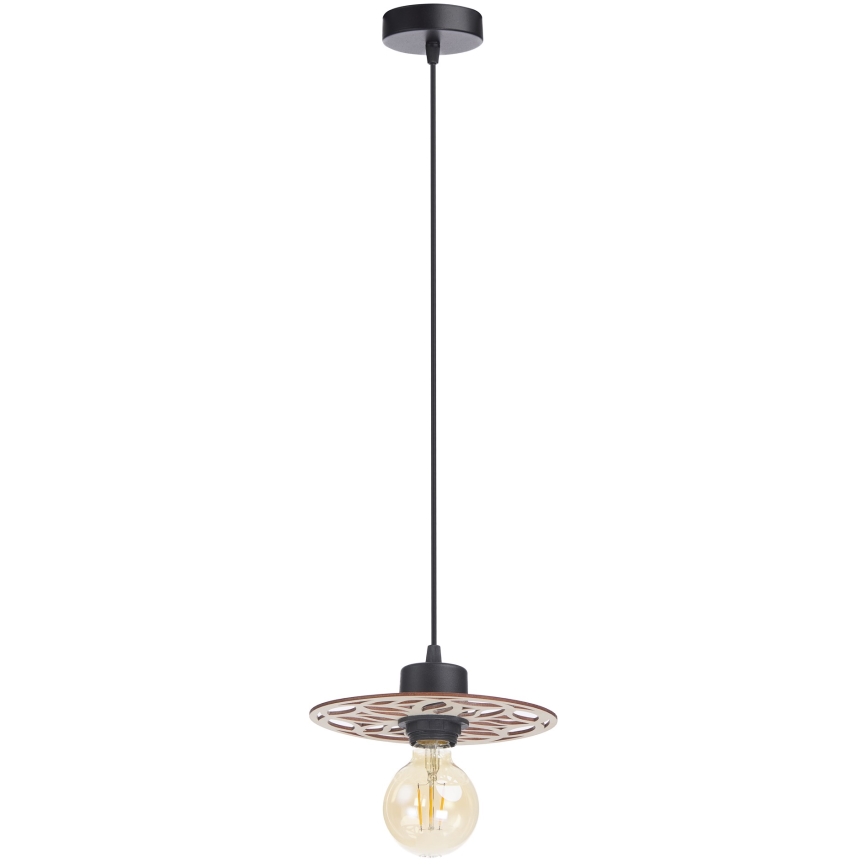 Lestenec na vrvici FALCO 1xE27/60W/230V pr. 20 cm bež