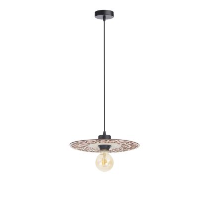Lestenec na vrvici FALCO 1xE27/60W/230V pr. 30 cm bež