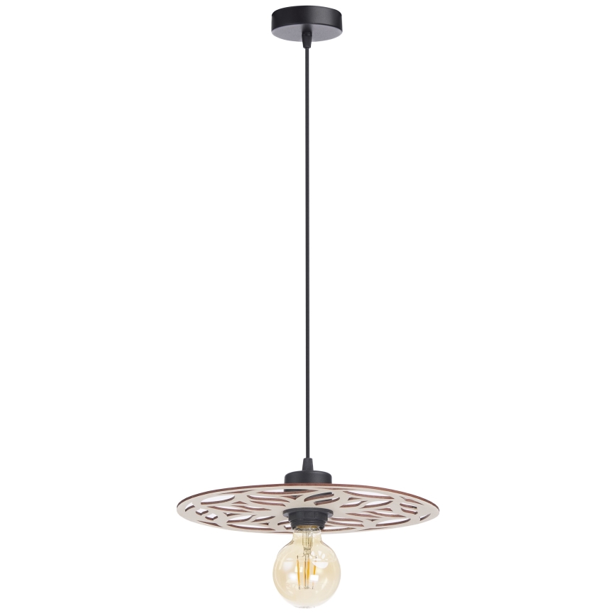 Lestenec na vrvici FALCO 1xE27/60W/230V pr. 30 cm bež