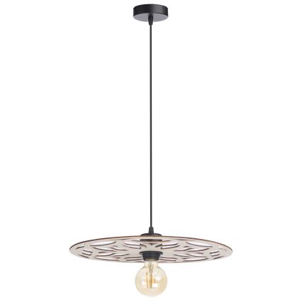 Lestenec na vrvici FALCO 1xE27/60W/230V pr. 40 cm bež