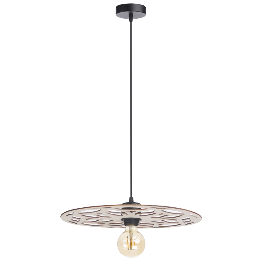 Lestenec na vrvici FALCO 1xE27/60W/230V pr. 40 cm bež