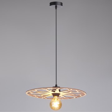 Lestenec na vrvici FALCO 1xE27/60W/230V pr. 40 cm bež