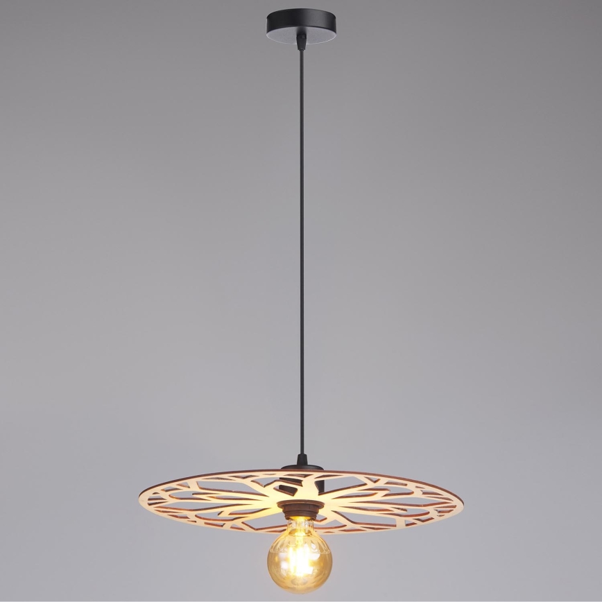 Lestenec na vrvici FALCO 1xE27/60W/230V pr. 40 cm bež