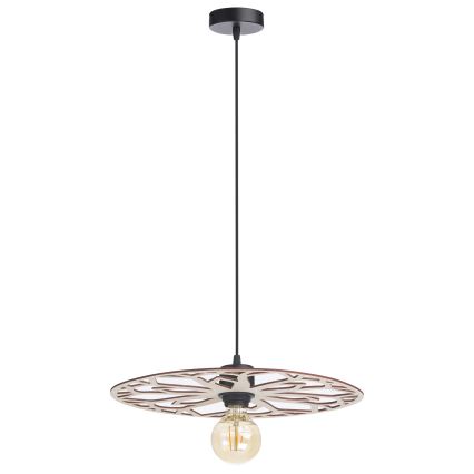 Lestenec na vrvici FALCO 1xE27/60W/230V pr. 40 cm bež