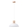 Lestenec na vrvici FANO 1xE27/15W/230V pr. 34 cm bela