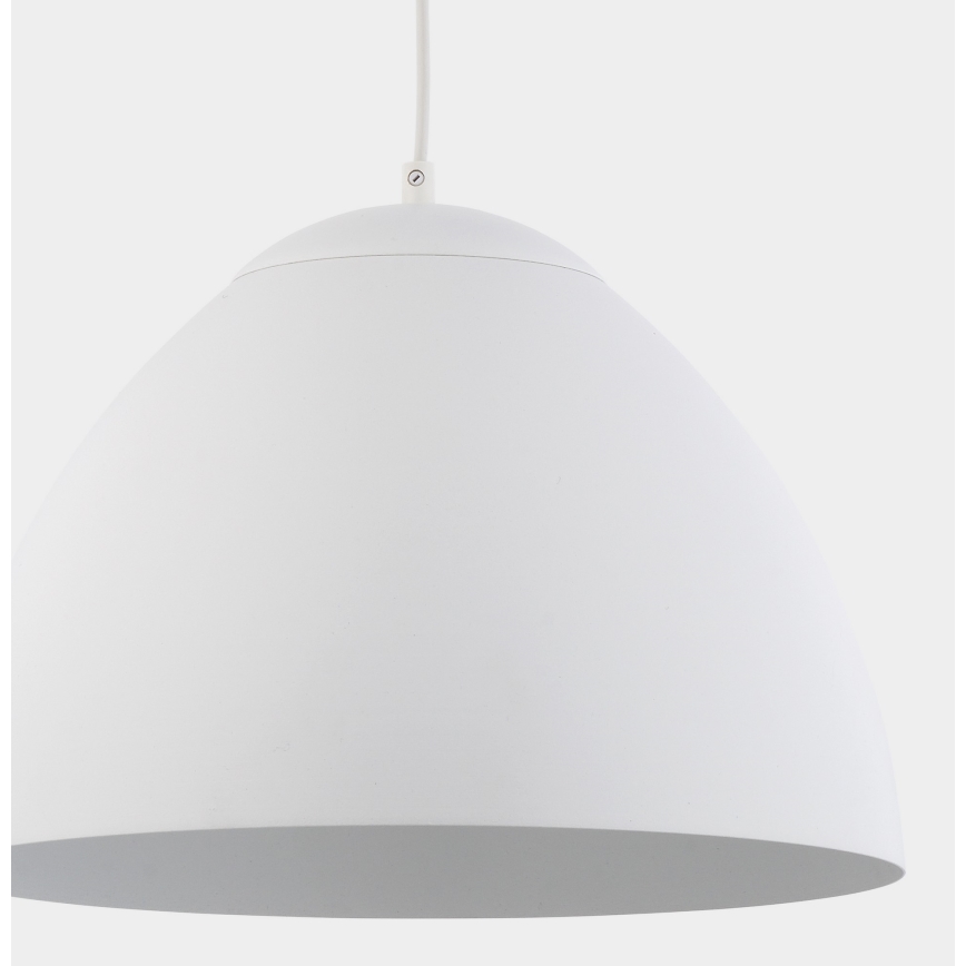 Lestenec na vrvici FARO 1xE27/60W/230V bela