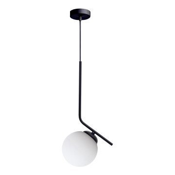 Lestenec na vrvici FIRA 1xE27/60W/230V črna