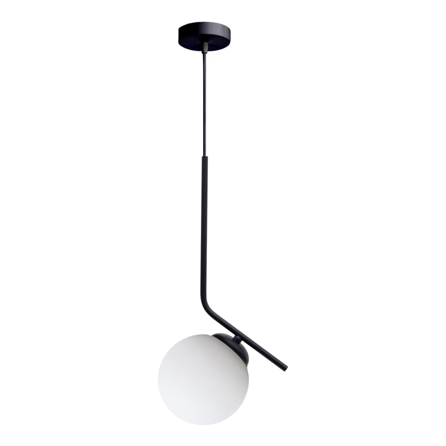 Lestenec na vrvici FIRA 1xE27/60W/230V črna