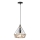 Lestenec na vrvici FLARE 1xE27/15W/230V pr. 25 cm bež