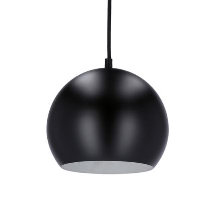 Lestenec na vrvici FLEN 1xE27/40W/230V pr. 20 cm črna