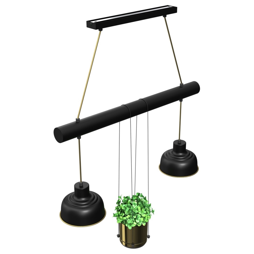 Lestenec na vrvici FLORA 2xE27/60W/230V