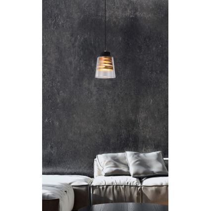 Lestenec na vrvici FRESNO 1xE27/60W/230V