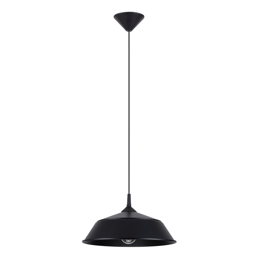 Lestenec na vrvici FRIKA 1xE27/15W/230V pr. 34 cm črna