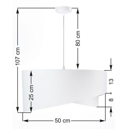 Lestenec na vrvici GALAXY 1xE27/60W/230V