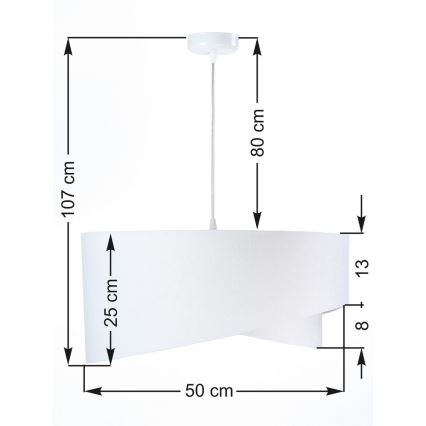 Lestenec na vrvici GALAXY 1xE27/60W/230V