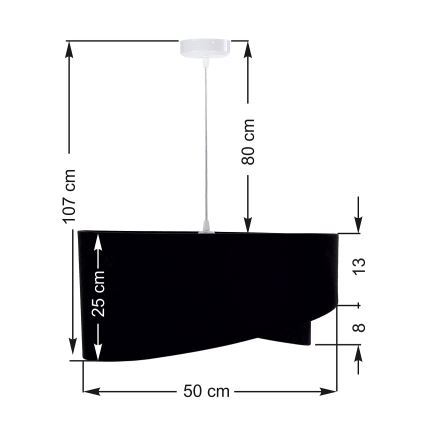 Lestenec na vrvici GALAXY 1xE27/60W/230V