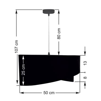 Lestenec na vrvici GALAXY 1xE27/60W/230V