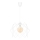 Lestenec na vrvici GALL 1xE27/60W/230V bel
