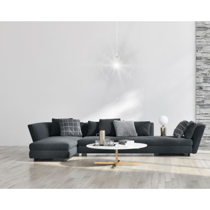 Lestenec na vrvici GALL 1xE27/60W/230V bel
