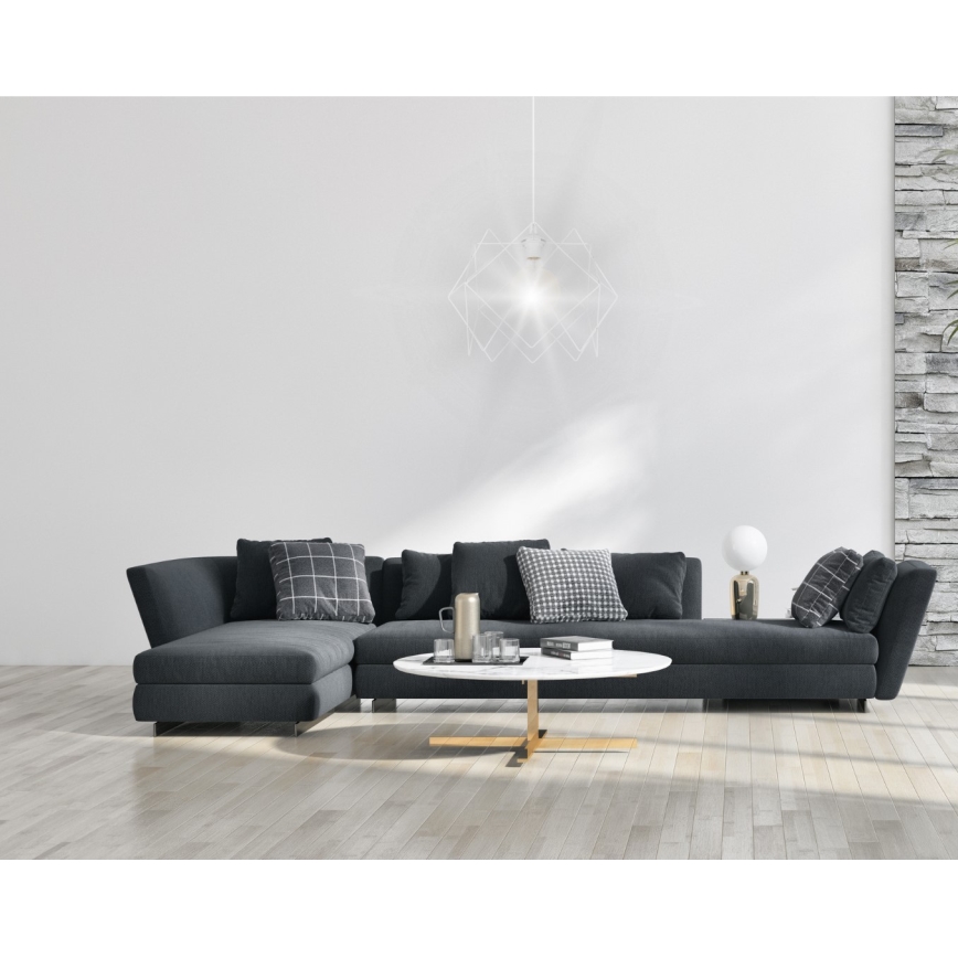 Lestenec na vrvici GALL 1xE27/60W/230V bel