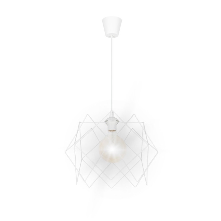 Lestenec na vrvici GALL 1xE27/60W/230V bel