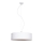 Lestenec na vrvici GARDA 1xE27/60W/230V pr. 40 cm bela