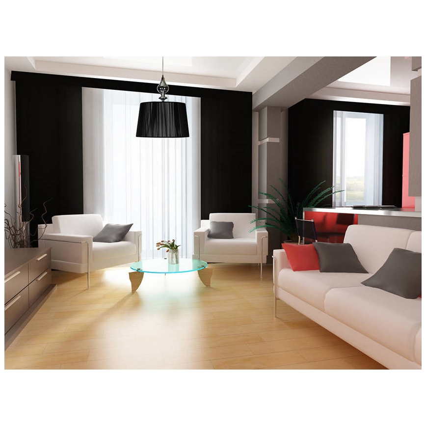 Lestenec na vrvici GILLENIA 1xE27/60W/230V