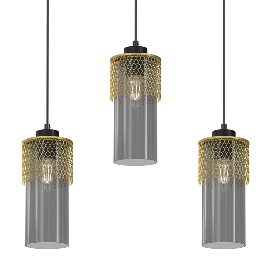 Lestenec na vrvici GLAM 3xE27/60W/230V