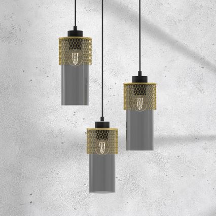 Lestenec na vrvici GLAM 3xE27/60W/230V
