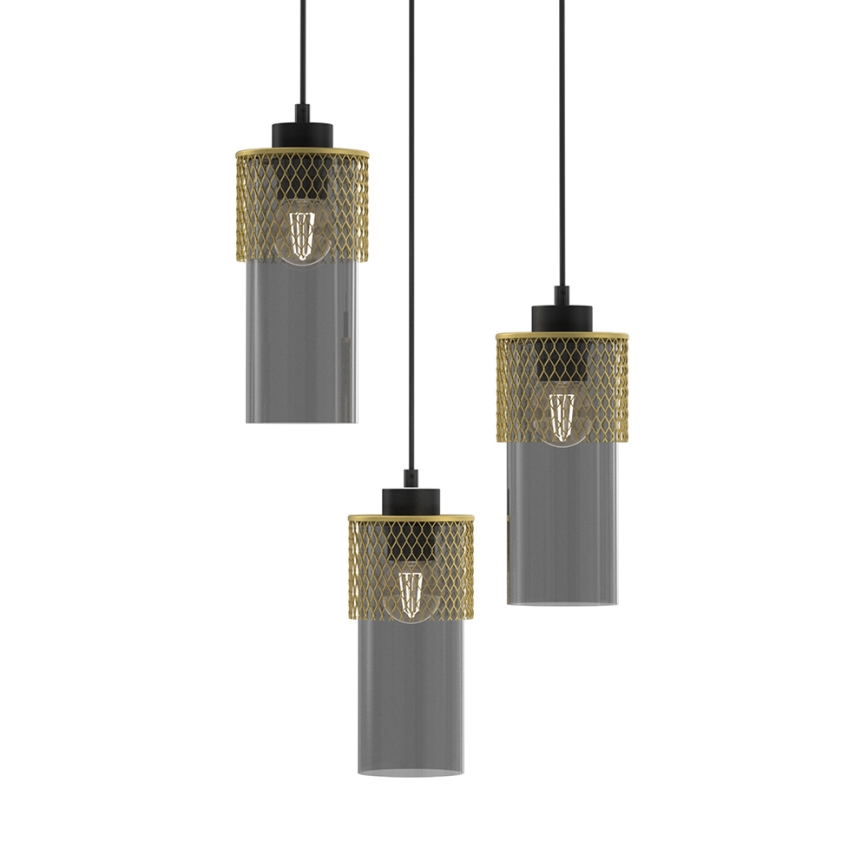 Lestenec na vrvici GLAM 3xE27/60W/230V
