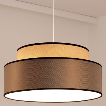 Lestenec na vrvici GRACE 1xE27/60W/230V bež/rjava