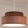 Lestenec na vrvici GRACE 1xE27/60W/230V rjava/bež