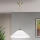 Lestenec na vrvici GRADO 1xE27/60W/230V pr. 40 cm medenina