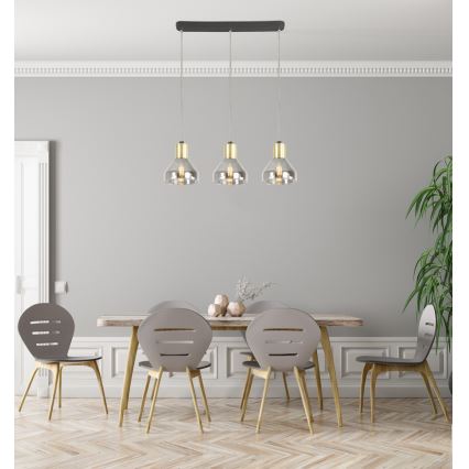 Lestenec na vrvici GREGORY 3xE14/40W/230V
