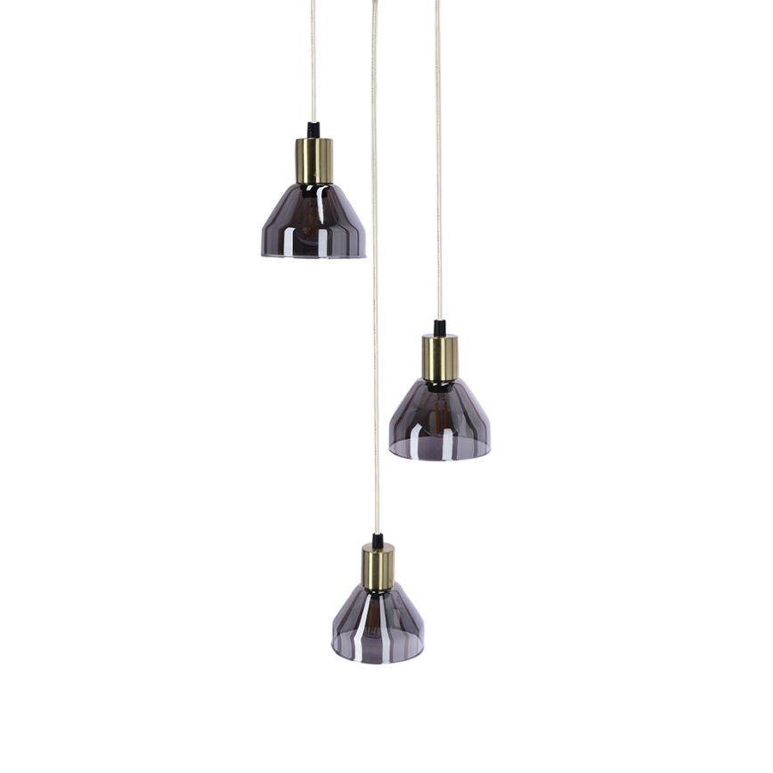 Lestenec na vrvici GREGORY 3xE14/40W/230V