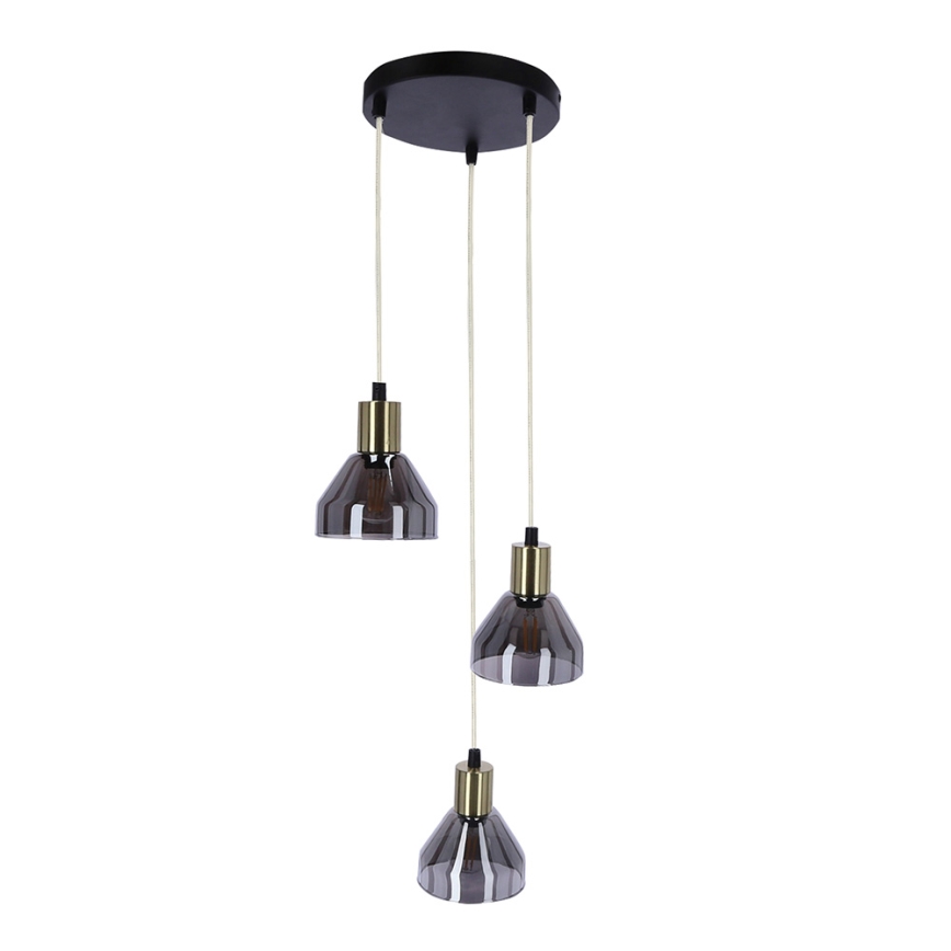 Lestenec na vrvici GREGORY 3xE14/40W/230V